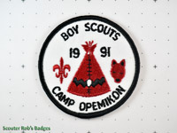 Click to enlarge 1991 Camp Opemikon